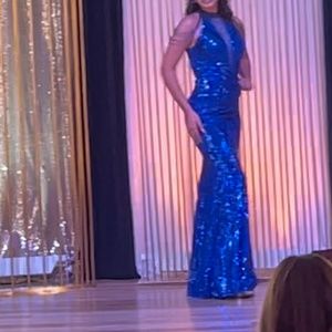 Blue Long Gown